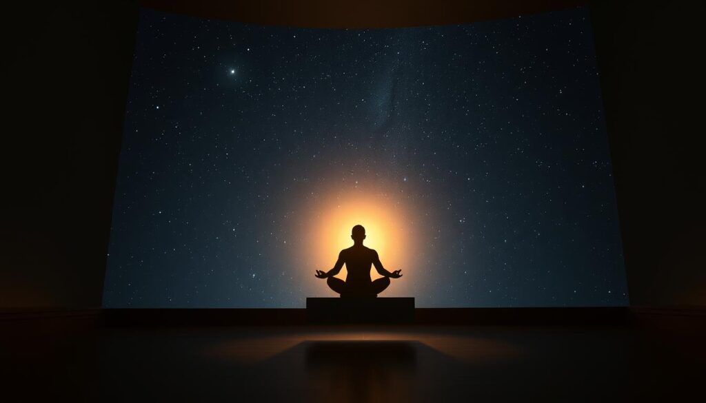 Sonhar com meditação